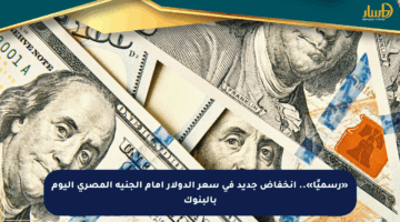 «رسميًا».. انخفاض جديد في سعر الدولار أمام الجنيه المصري اليوم بالبنوك